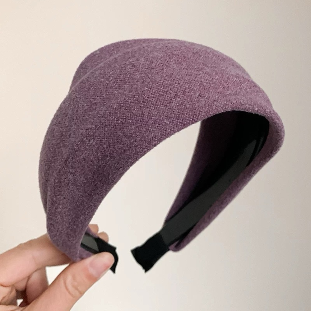 Headband for Women, Non Slip Wide Trendy Headbands Purple